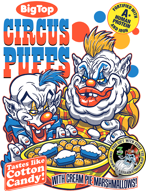 Circus Puffs By Minionfactory - Cartoon (600x758), Png Download