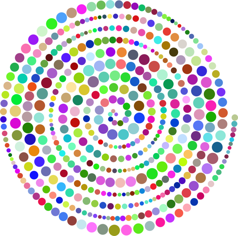 Circle Point Golden Spiral Shape - Clip Art (758x750), Png Download