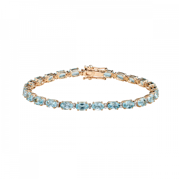 Bratara Teilor Diamante Blue Sky Topaz Dbgg00147 - Bracelet (700x700), Png Download