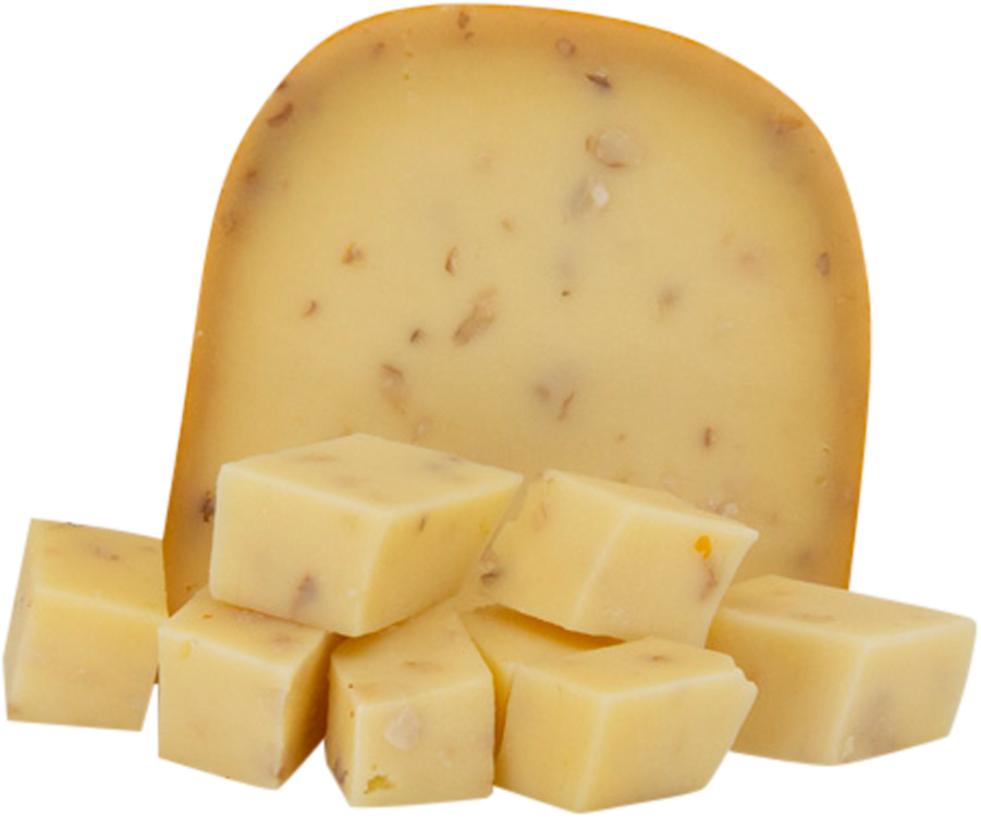 Creamy Cow's Milk Cheese With Walnuts - Toma Cheese (1000x1000), Png Download