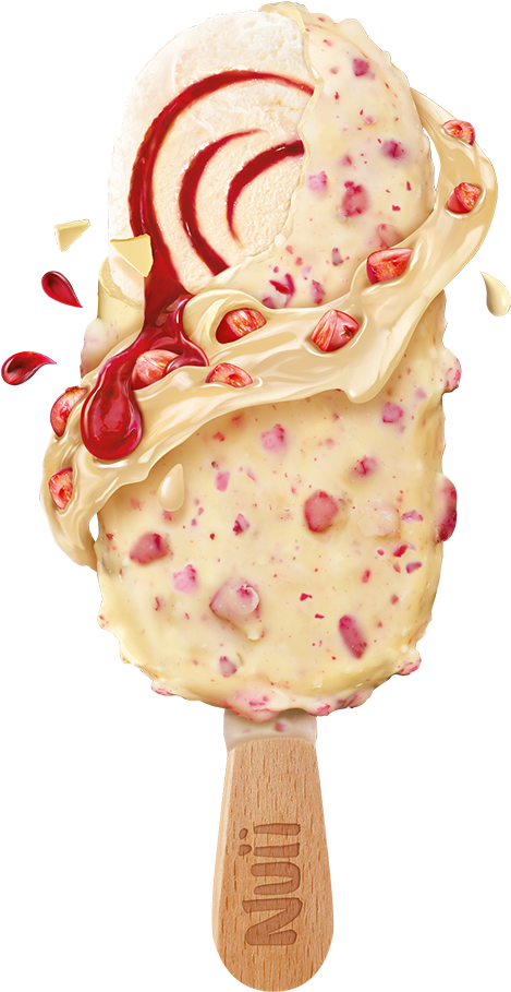 White Choc Cranberries - Nui Froneri (612x943), Png Download