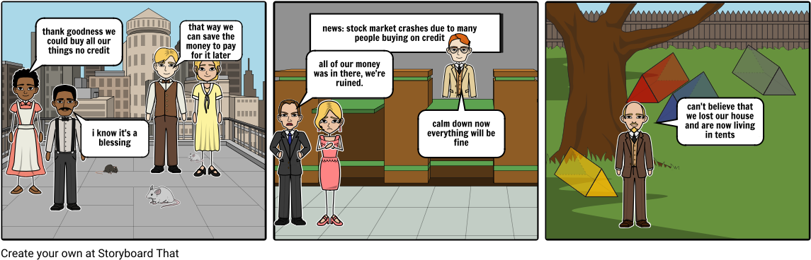 Great Depression Political Cartoon - Cartoon (1164x385), Png Download