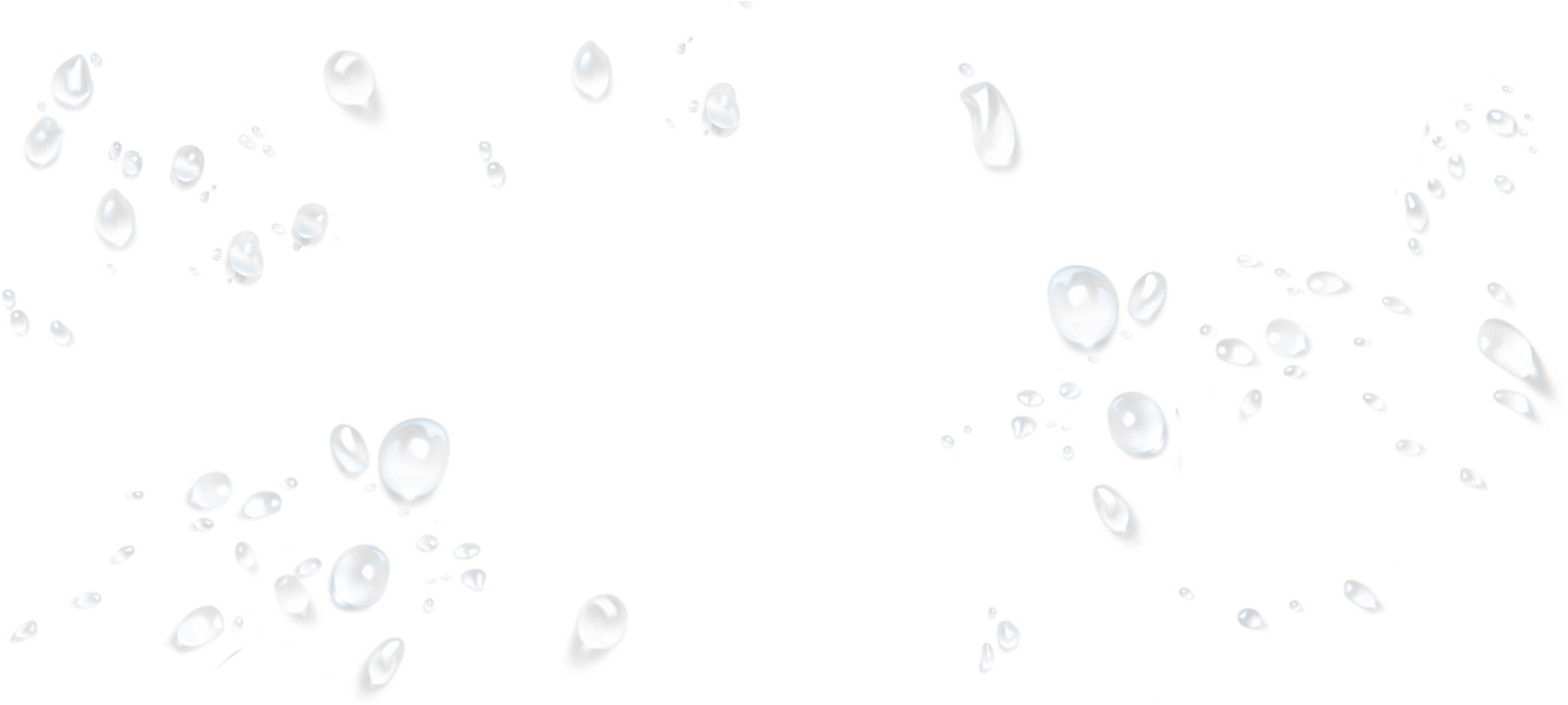 Gotas De Agua - Circle (2323x776), Png Download