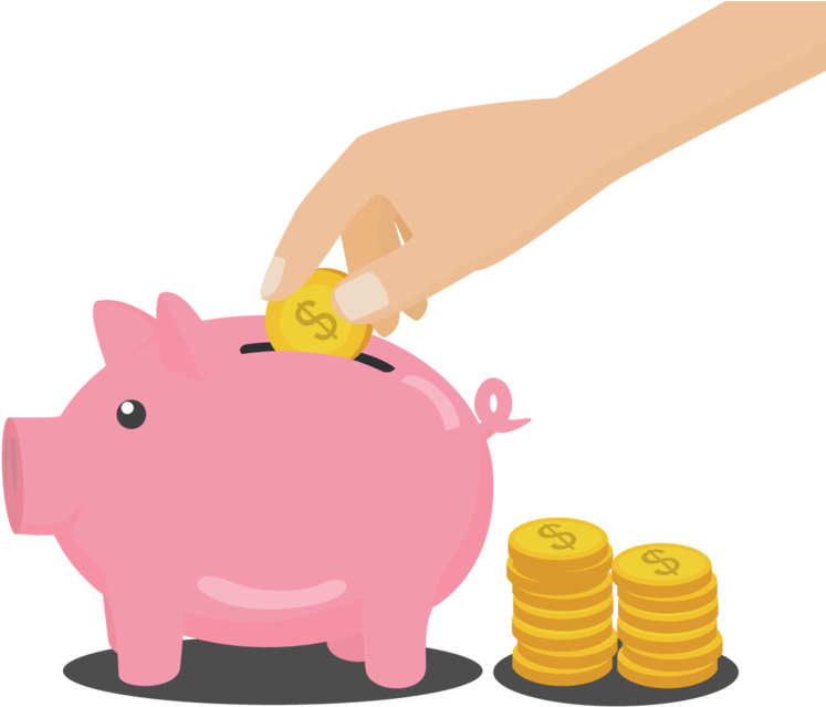 Piggy Bank Png, Download Png Image With Transparent - Transparent Background Piggy Bank Png (800x800), Png Download