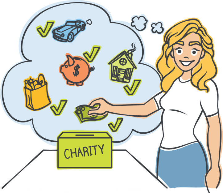 Fundraising Clipart Lunch Money - Cartoon (723x624), Png Download