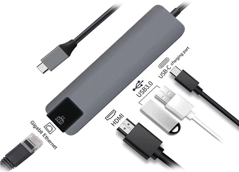 Portable Usb C Hub - Usb-c (800x800), Png Download