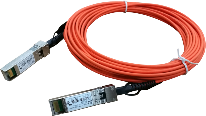 Hpe X2a0 10g Sfp To Sfp 10m Active Optical Cable Center - Hpe X2a0 10g Sfp+ To Sfp+ 10m Active Optical Cable (800x600), Png Download