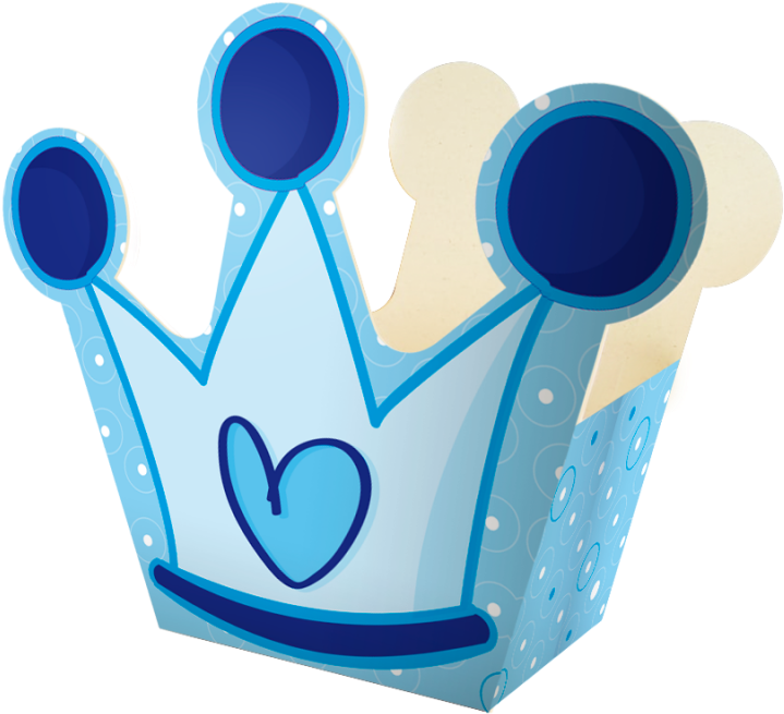 Ancheta Mediana Princesa Anch Co 04 06 Corona Azul (800x800), Png Download