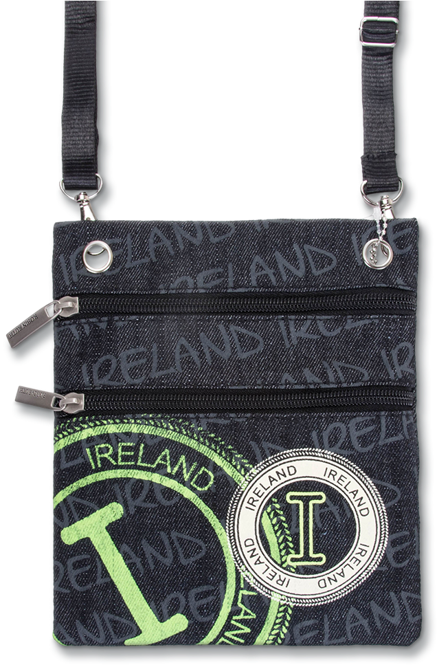 Ireland Denim Stamp Passport Bag (1000x1000), Png Download