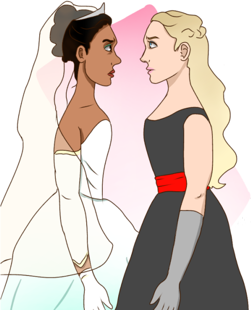 Claire Rescues A Princess For The Reward To Save Her - Bride (540x720), Png Download