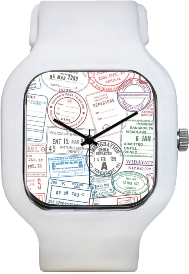 Passport Stamps (900x1200), Png Download