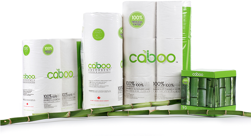 Get Sustainable Living Tips - Caboo Sustainable Bamboo Toilet Paper (800x453), Png Download