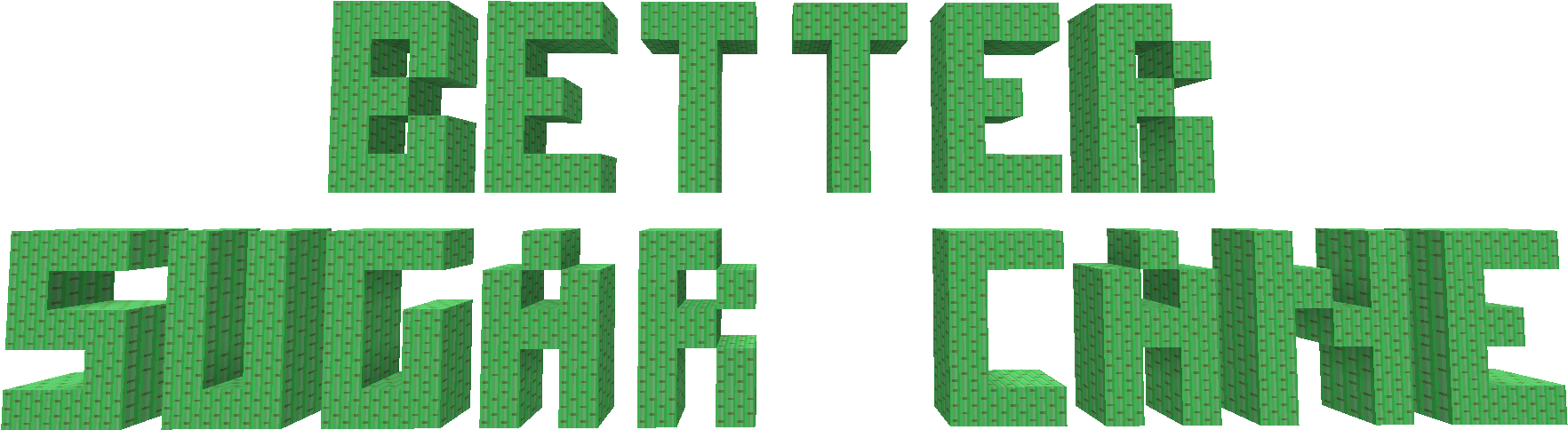 Better Sugar Cane Mod - Number (1776x490), Png Download