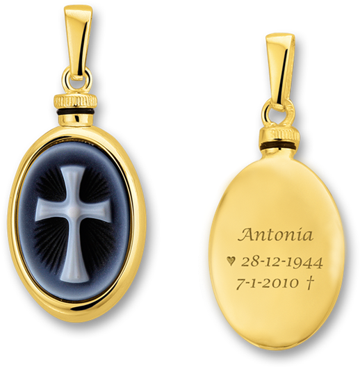 Gravur Medaillon Verstorbene Person (800x560), Png Download