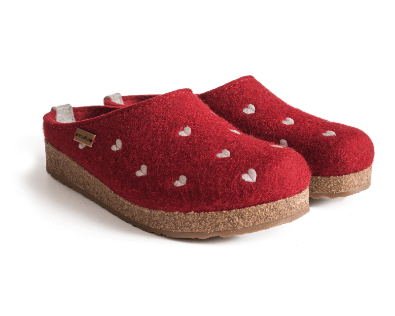 Halflinger Cuoricini Ruby Red - Slip-on Shoe (800x800), Png Download