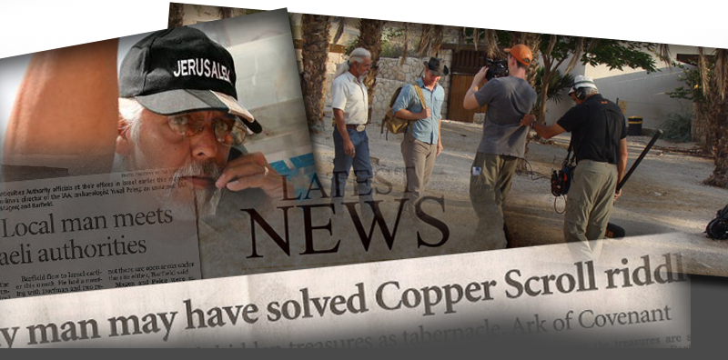 Jim Barfield And The Copper Scroll Project - Latest News (800x396), Png Download