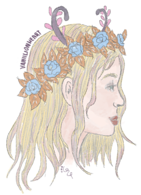 Probando Un Nuevo Pincel <3 - Tiara (728x485), Png Download