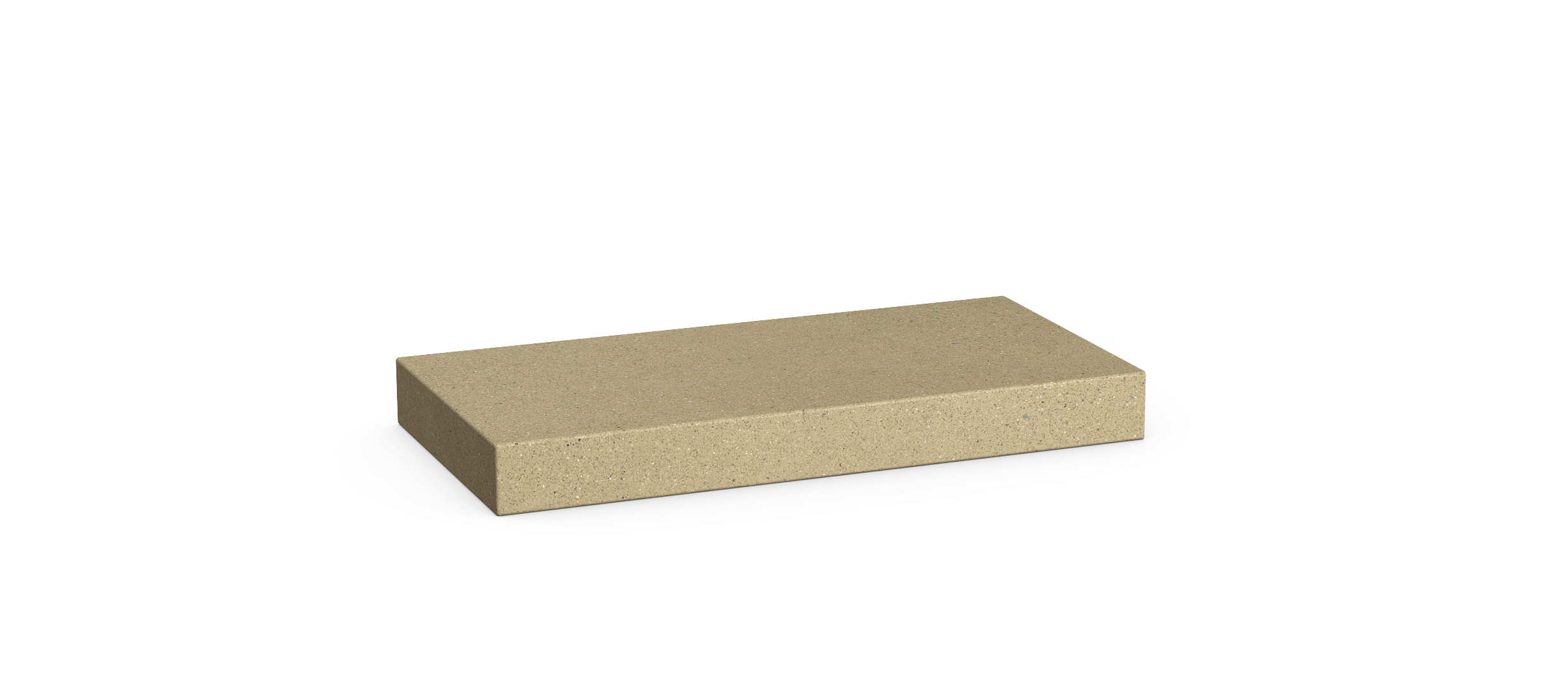 Cruz End Wall Cap In Natural - Concrete (2560x1438), Png Download