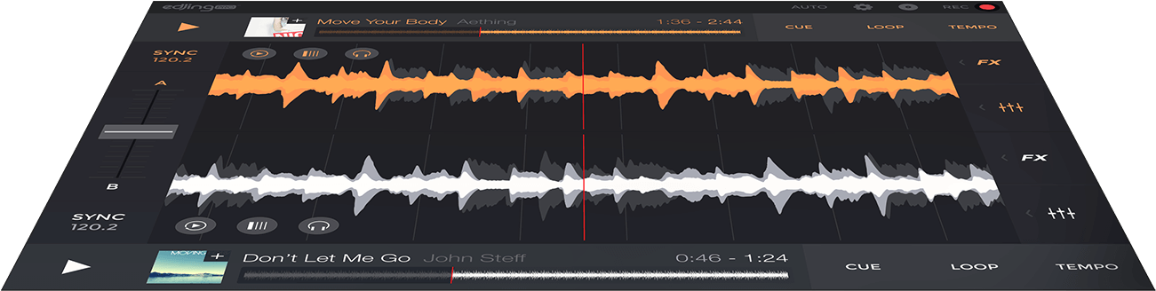 Iphone 7 Dj App (1591x402), Png Download