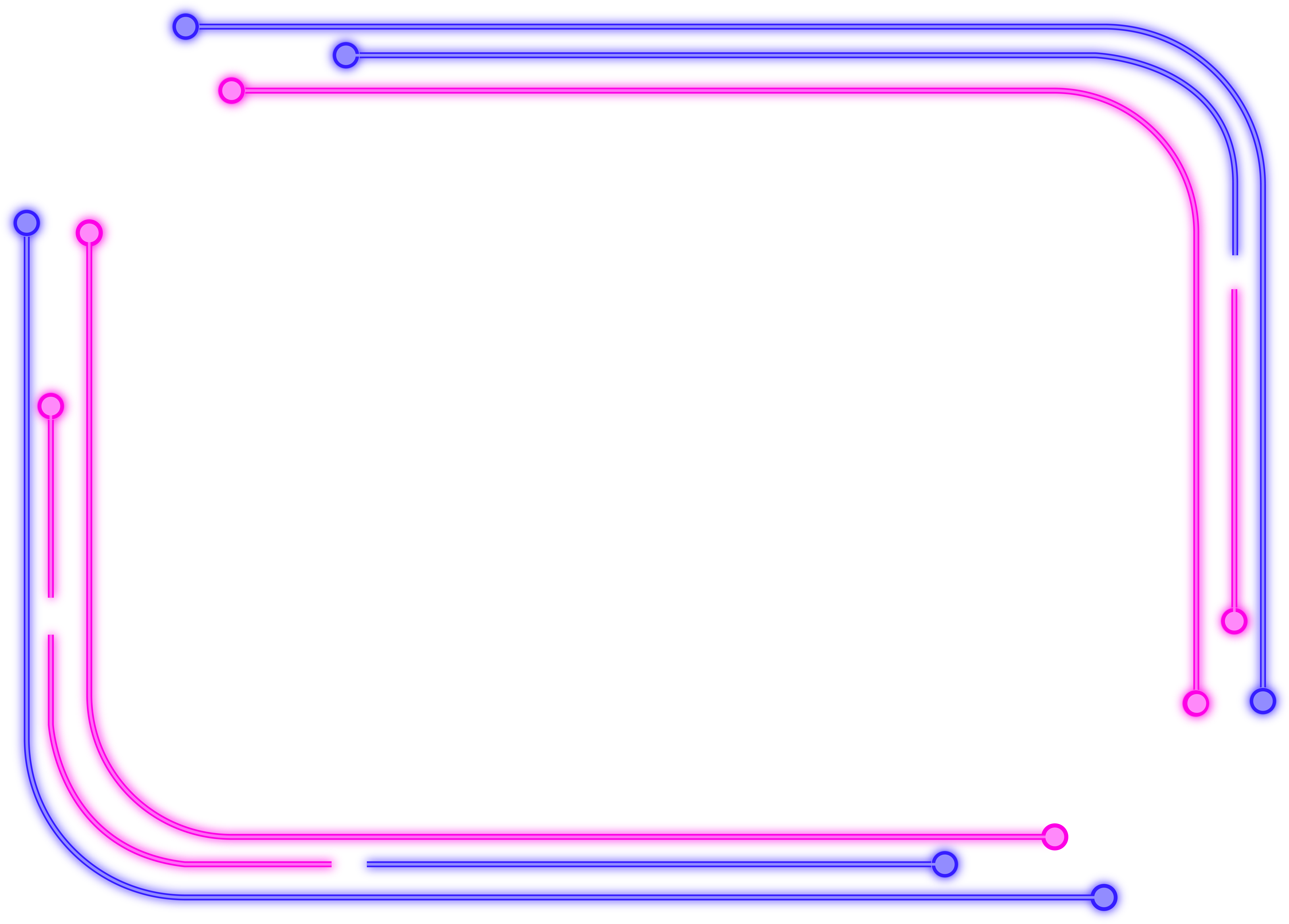 Borde Elemento De Neón Png E Imagen Vectorial (8334x8334), Png Download
