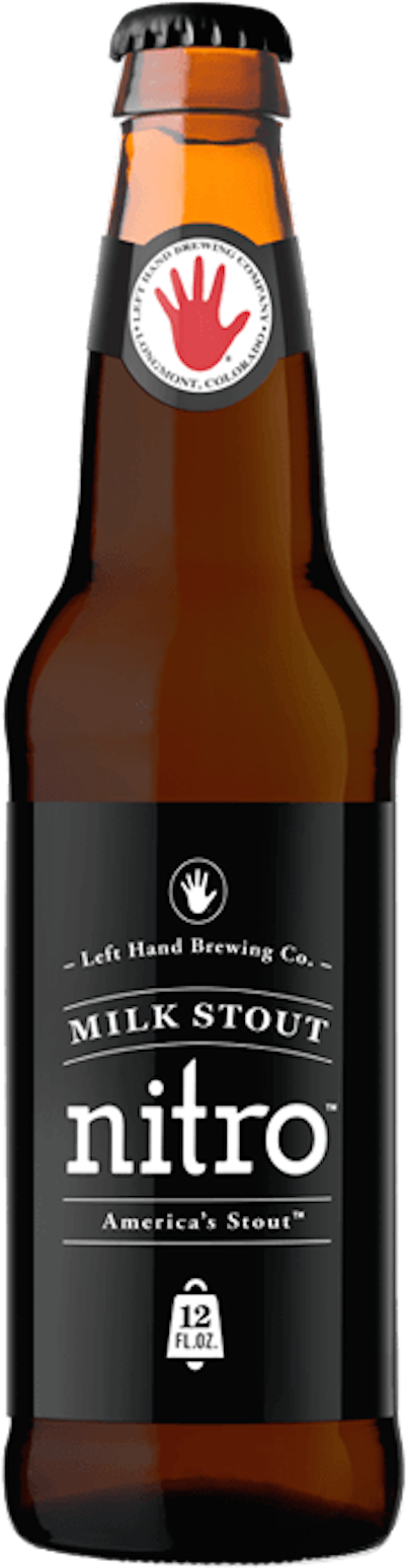 Lefthand Nitro - Left Hand Nitro Milk Stout (550x1636), Png Download