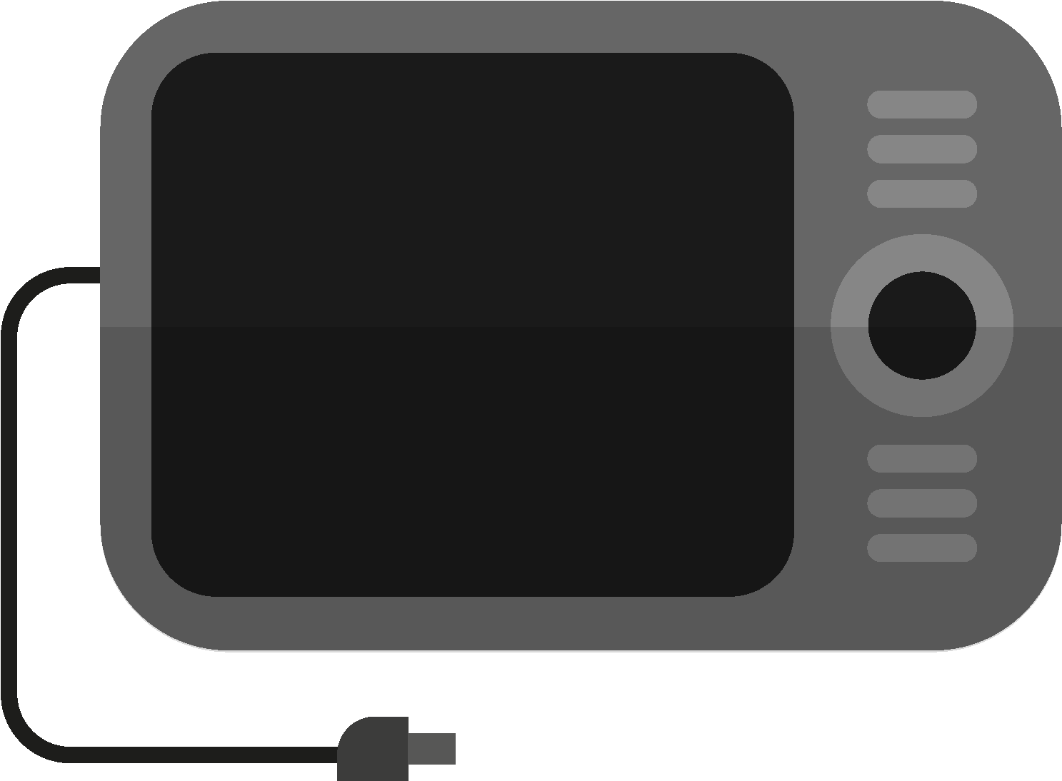 Cartoon Retro Radio Element - Smartphone (1772x1378), Png Download