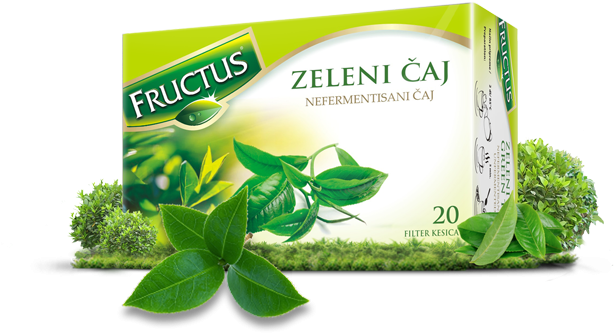 Početna Green Tea - Fructus (765x556), Png Download