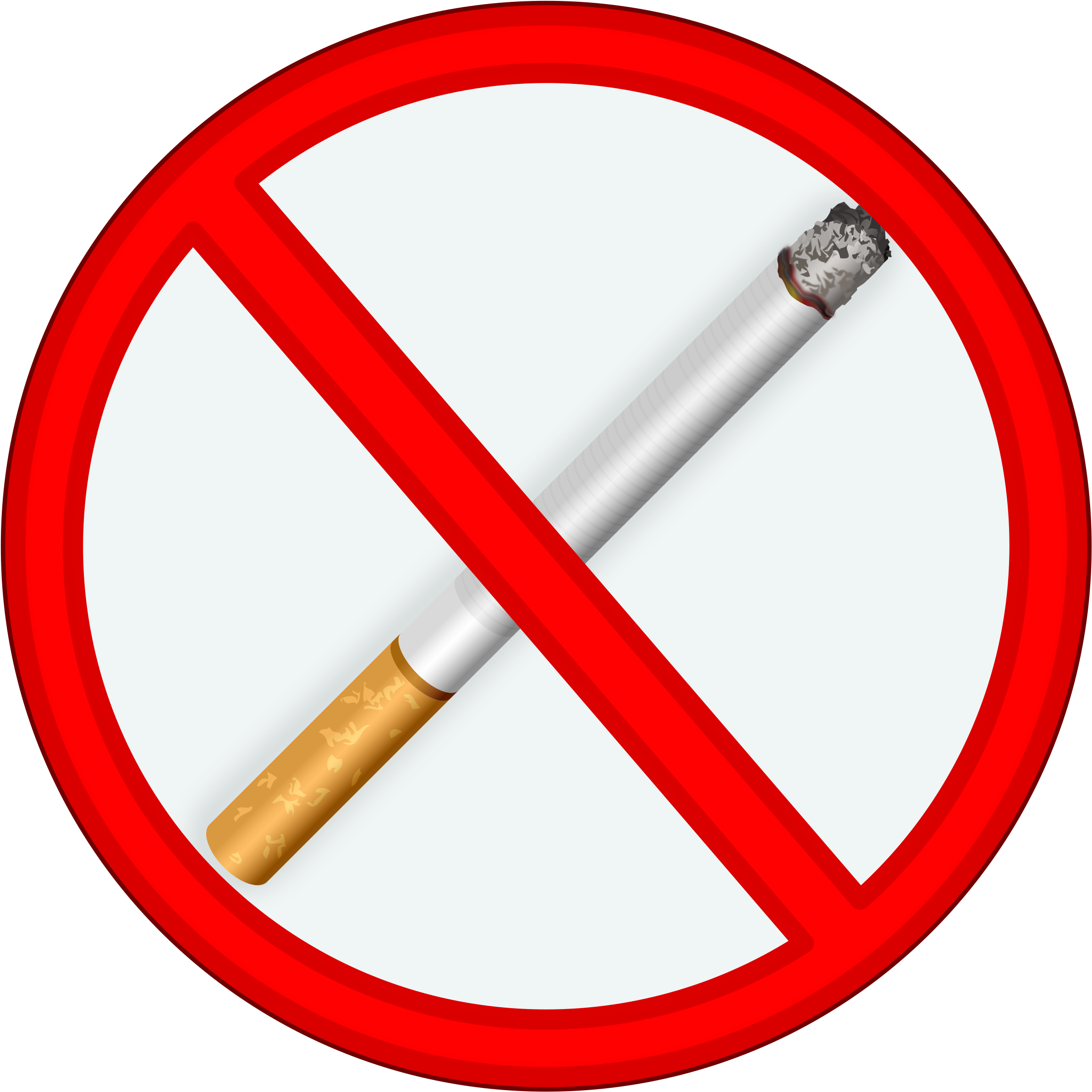 No Smoking Sign Symbol - Posters For Stopping Smoking (2400x2400), Png Download
