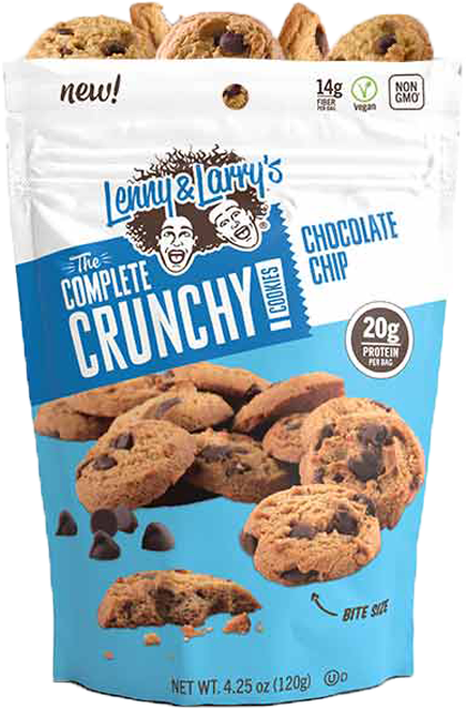 Lenny & Larrys Complete Crunchy Protein Cookies - Lenny And Larry Crunchy Cookies (1111x736), Png Download