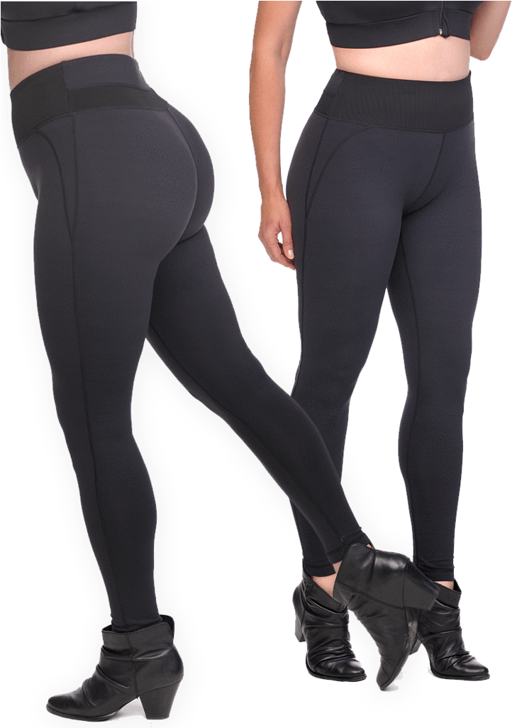 Diva's Curves Ultimate Sport Compression High-rise - Tights (745x1024), Png Download