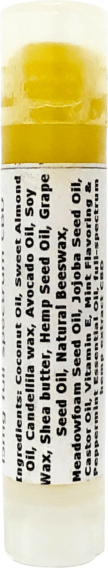 Reverse Label Of Cbd Infused Candalila Lip Balm - Acrylic Paint (2000x2000), Png Download