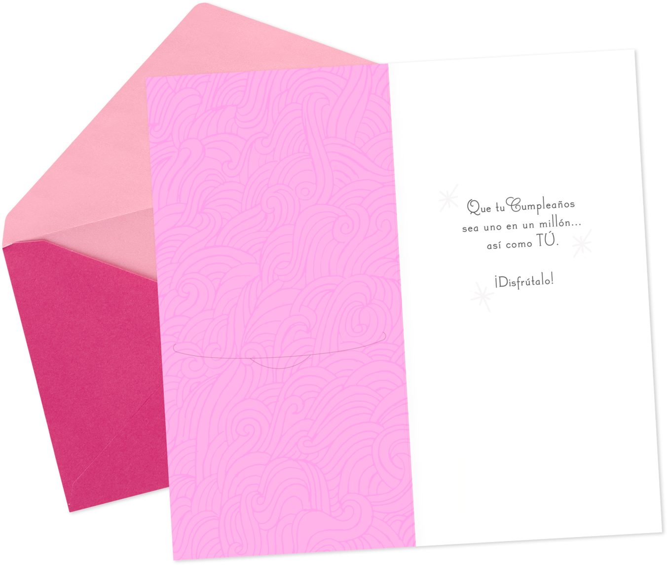 One In A Million Spanish-language Money Holder Birthday - Paper (1470x1470), Png Download