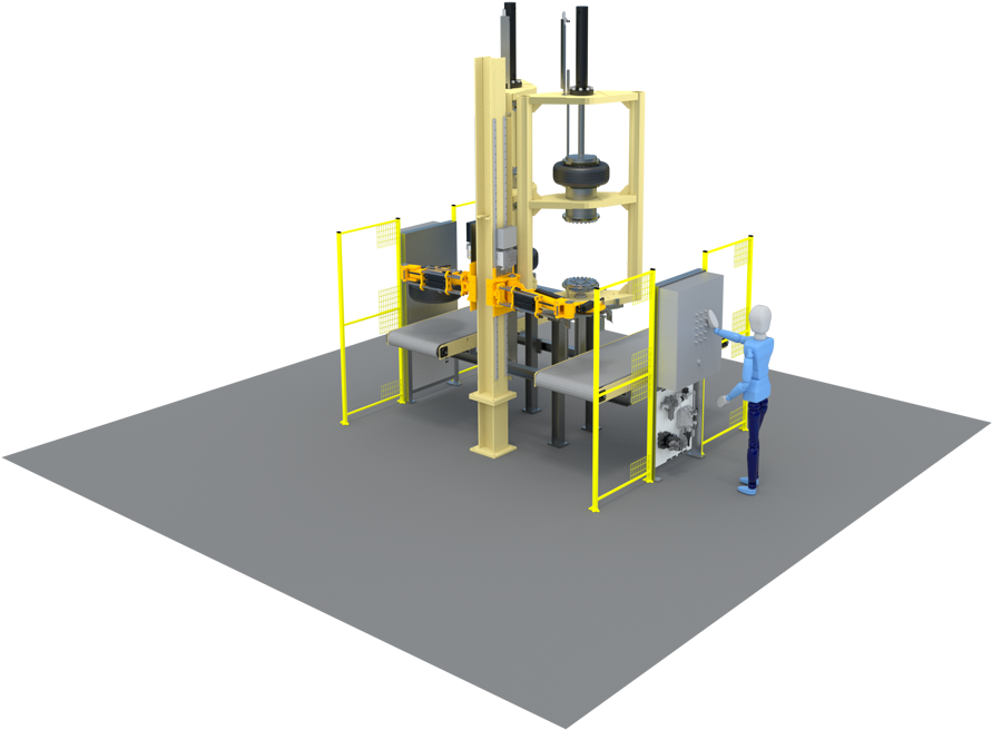 Post Curing Inflator For New And Existing Curing Presses - Harburg Freudenberger Tire Curing (890x705), Png Download