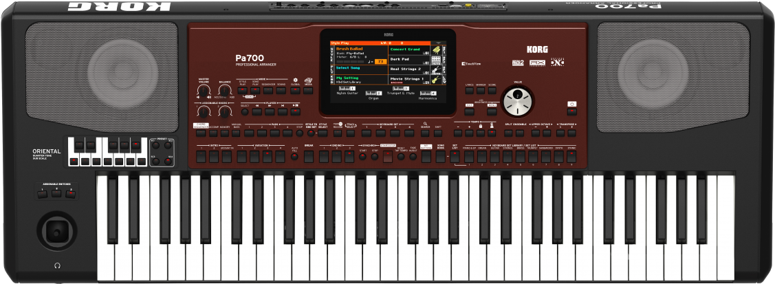 Korg Pa700 Oriental 61-key Arranger Workstation - Korg Pa 700 (1200x1200), Png Download