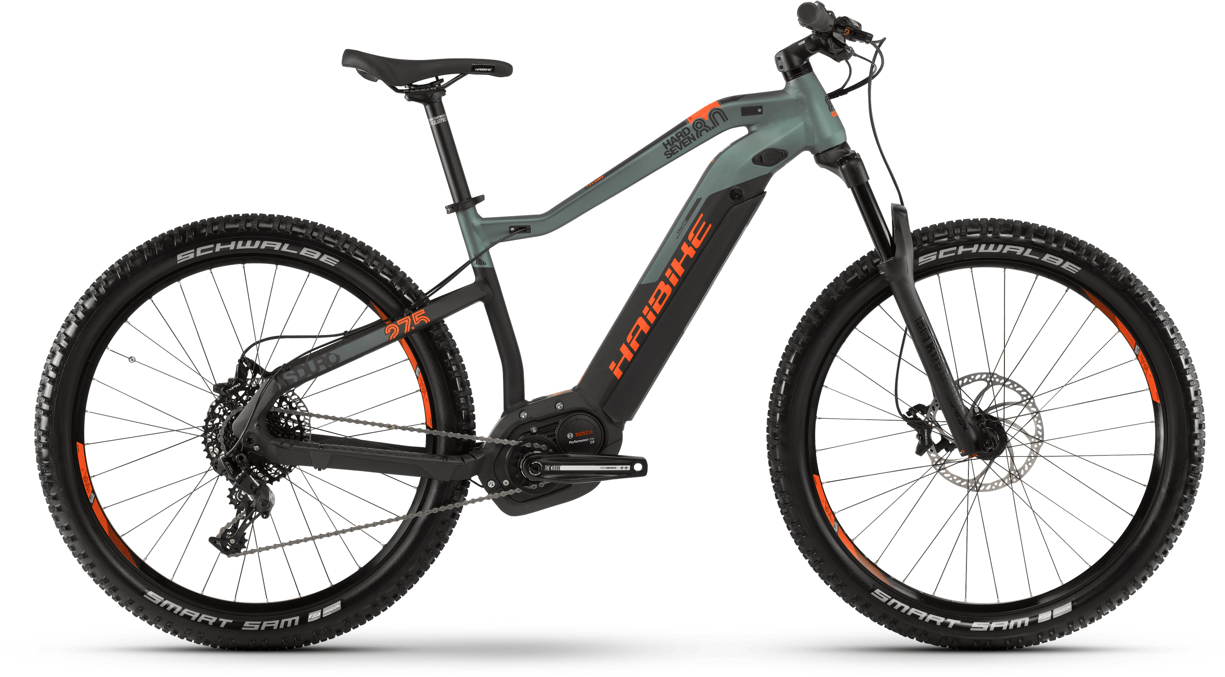 Sduro Hardseven - Haibike Sduro Hardseven 8.0 2019 (3000x2000), Png Download