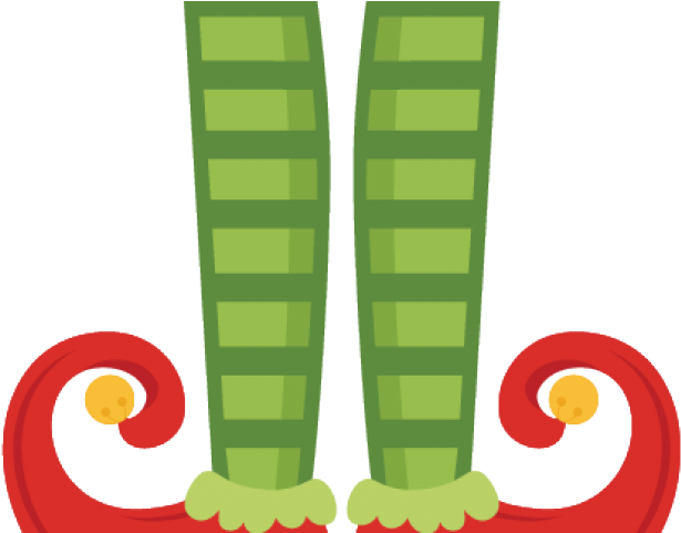 Elf Shoes Cliparts - Elf Feet Clipart Png (640x480), Png Download