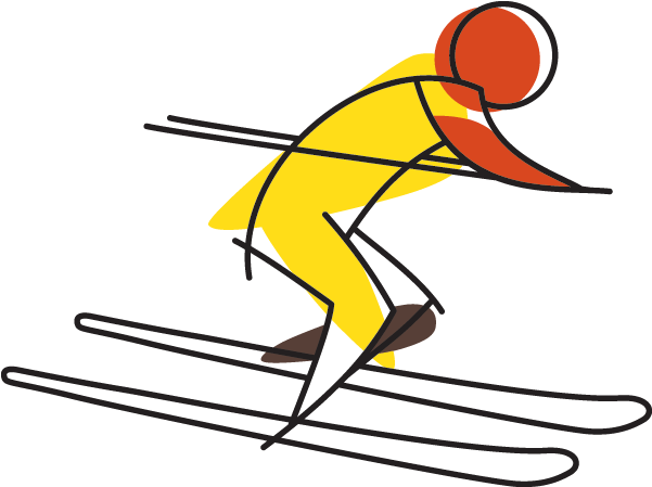 Sporticon Alpijns Ski - Ski Jumping (650x650), Png Download