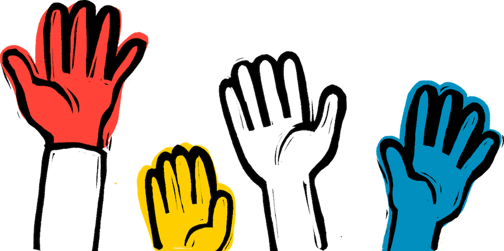 Imagen Manos Arriba - Bienvenidos (1000x498), Png Download