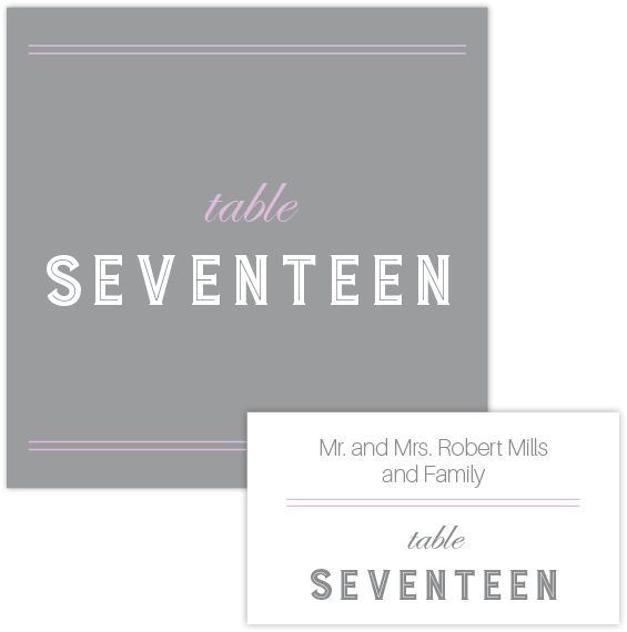 Table Number-escort - Lilac (800x800), Png Download