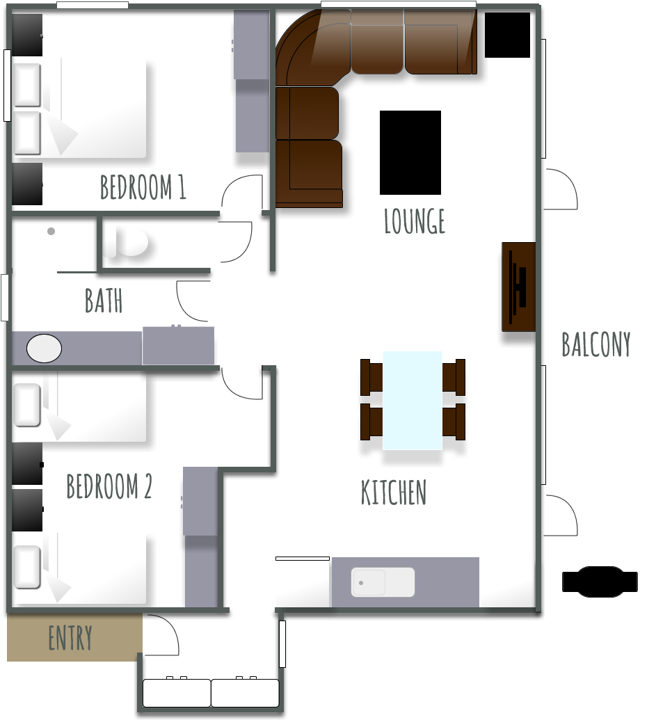 This Is A Typical Floor Plan (964x1057), Png Download