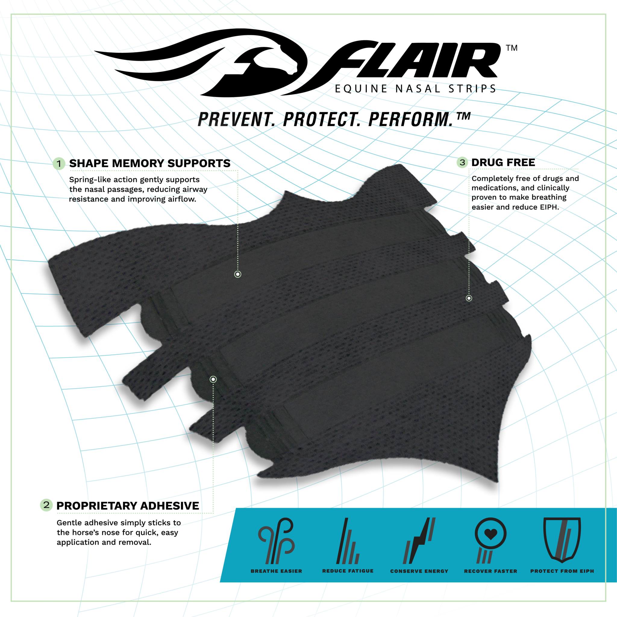 Flair® Equine Nasal Strips (2048x2048), Png Download