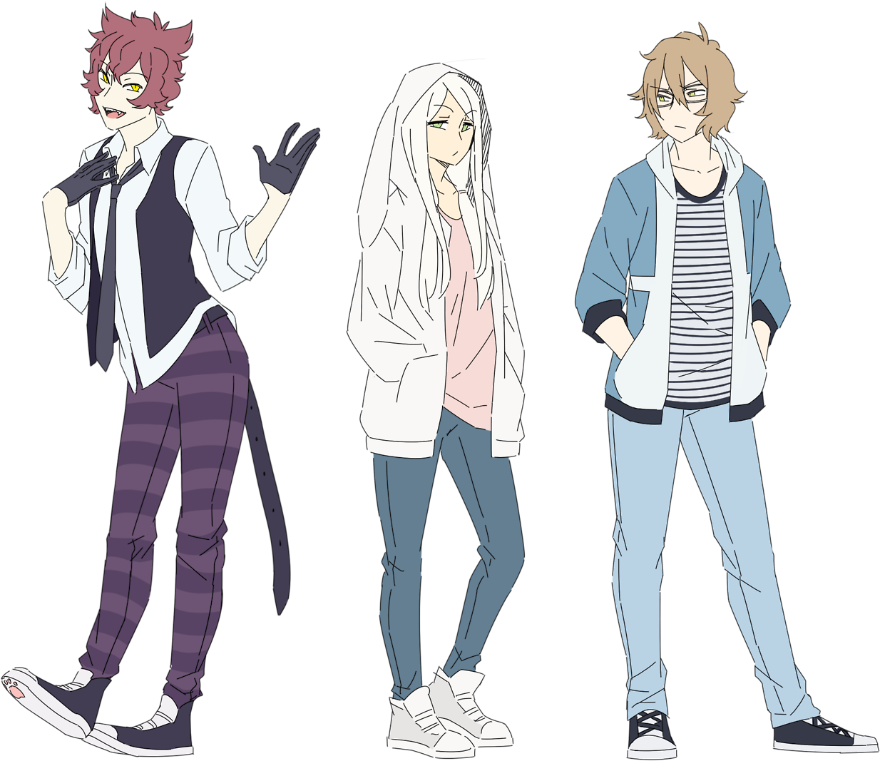 Alice In Wonderland Inspired Au Kg And Xero (chesire - Cartoon (1280x1101), Png Download