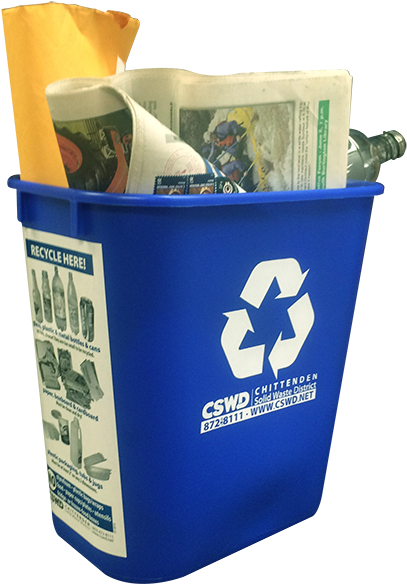 Deskside Recycling Bin - Box (500x653), Png Download