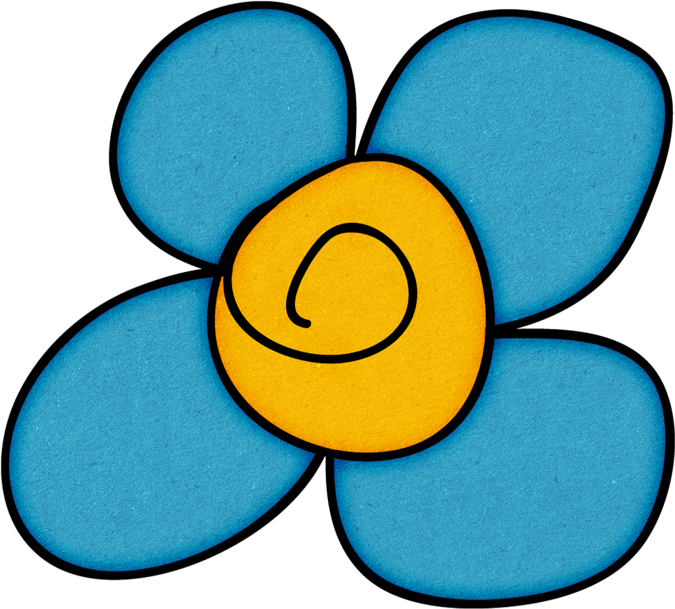 Doodle Flower (1024x912), Png Download