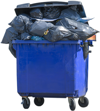 Qcr 1100 Bin Compactor - Plastic (600x533), Png Download