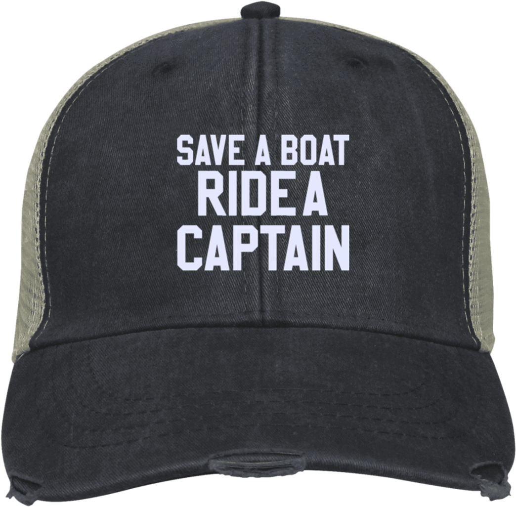 Download Save A Boat Ride A Captain Hat Baseball Cap PNG Image with