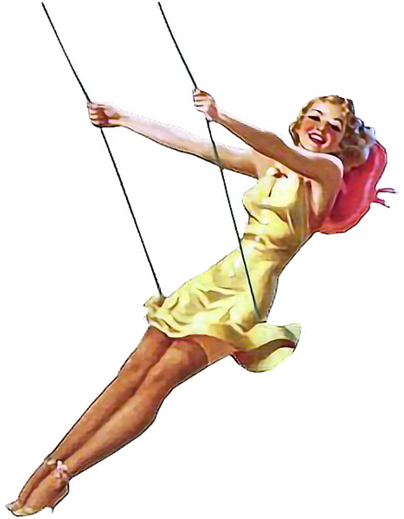 Swing Girl Png (1024x1024), Png Download