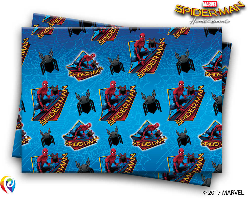 Marvel Spider Man Homecoming Plastic Tablecover (1000x800), Png Download