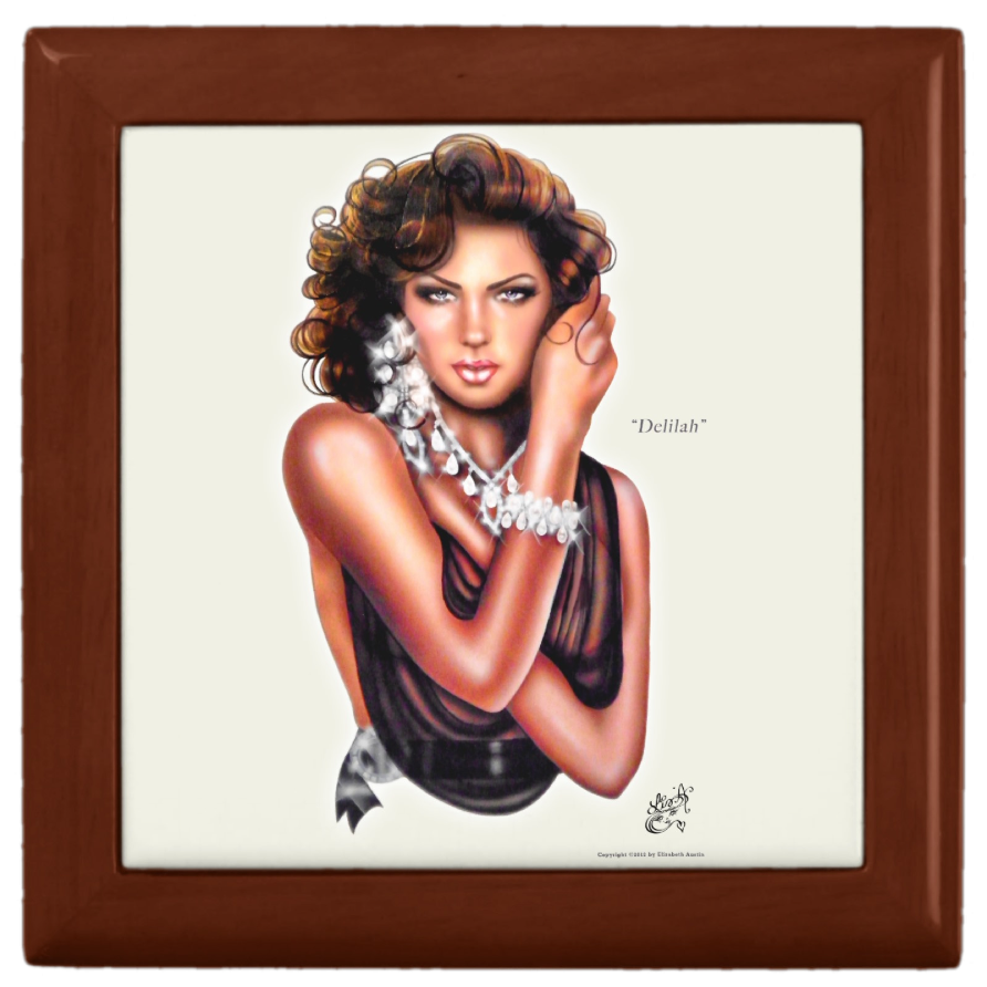 Delilah Pinup Gift Box - Elizabeth Austin Pinup (1228x1228), Png Download