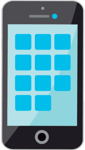 Iphone 7 Clipart Vector - Smartphone (640x480), Png Download